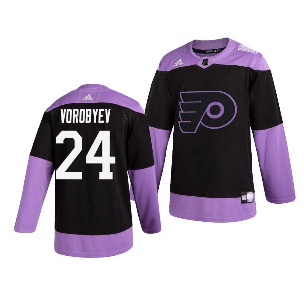 Flyers 24 Mikhail Vorobyev Black Purple Hockey Fights Cancer Adidas Jersey Dzhi,We sell and wholesale Flyers 24 Mikhail Vorobyev Black Purple Hockey Fights Cancer Adidas Jersey Dzhi on line form chian!